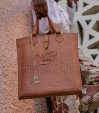 Load image into Gallery viewer, Strawberry Gator Tote Bag
